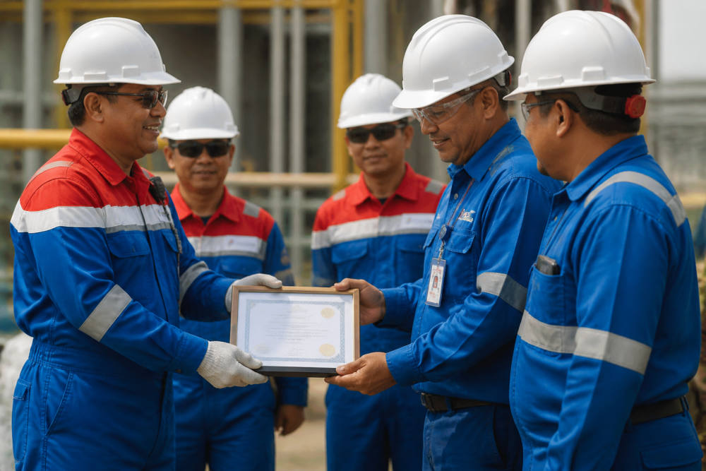 SUCOFINDO Serahkan Sertifikat ISO ke Pertamina Hulu Rokan