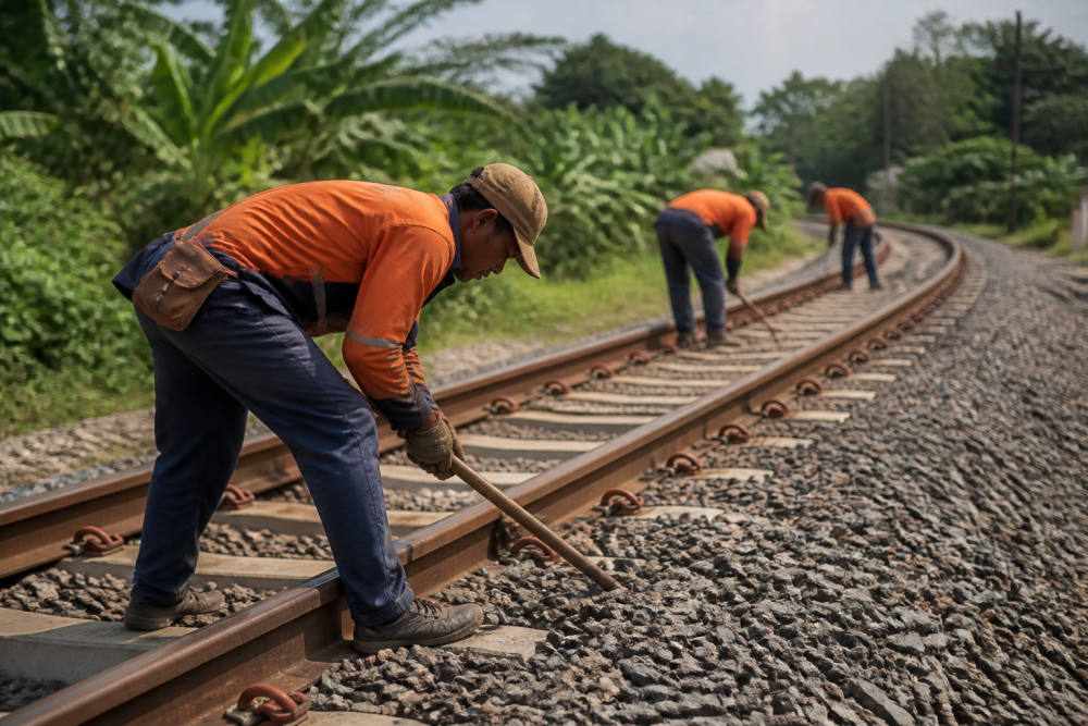 Pengeceran Balas Rel KAI Logistik 2026 Capai 167 Ribu m³