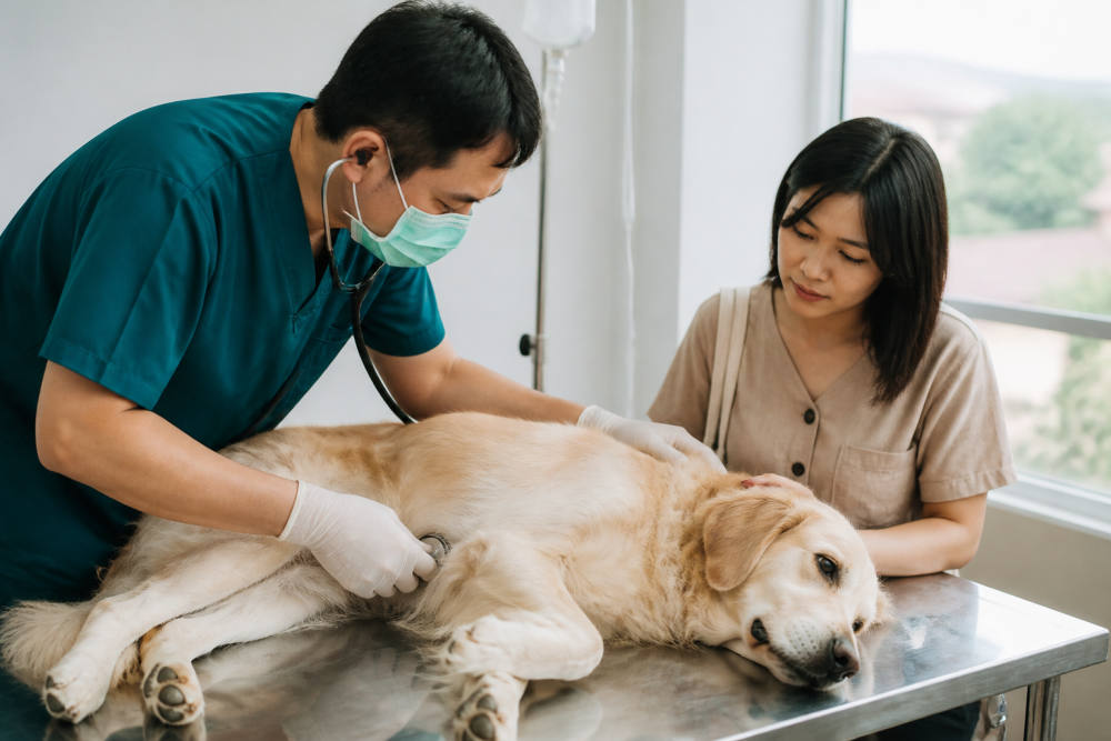 Anjing Lemas dan Muntah? Ini Tanda Harus ke Dokter Hewan