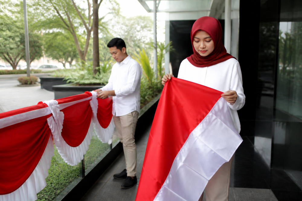 BRI Pantai Indah Kapuk Meriahkan HUT ke-81 RI dengan Merah Putih
