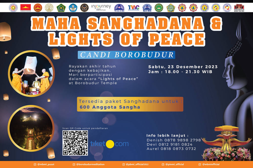 Festival Lampion “Light Of Peace” 2023 di Candi Borobudur: Saksi Kebahagiaan dan Kedamaian