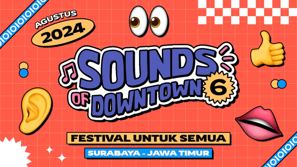 Tiket Presale-1 Sounds of Downtown Vol.6 2024 tersedia pada 2 Desember Mendatang