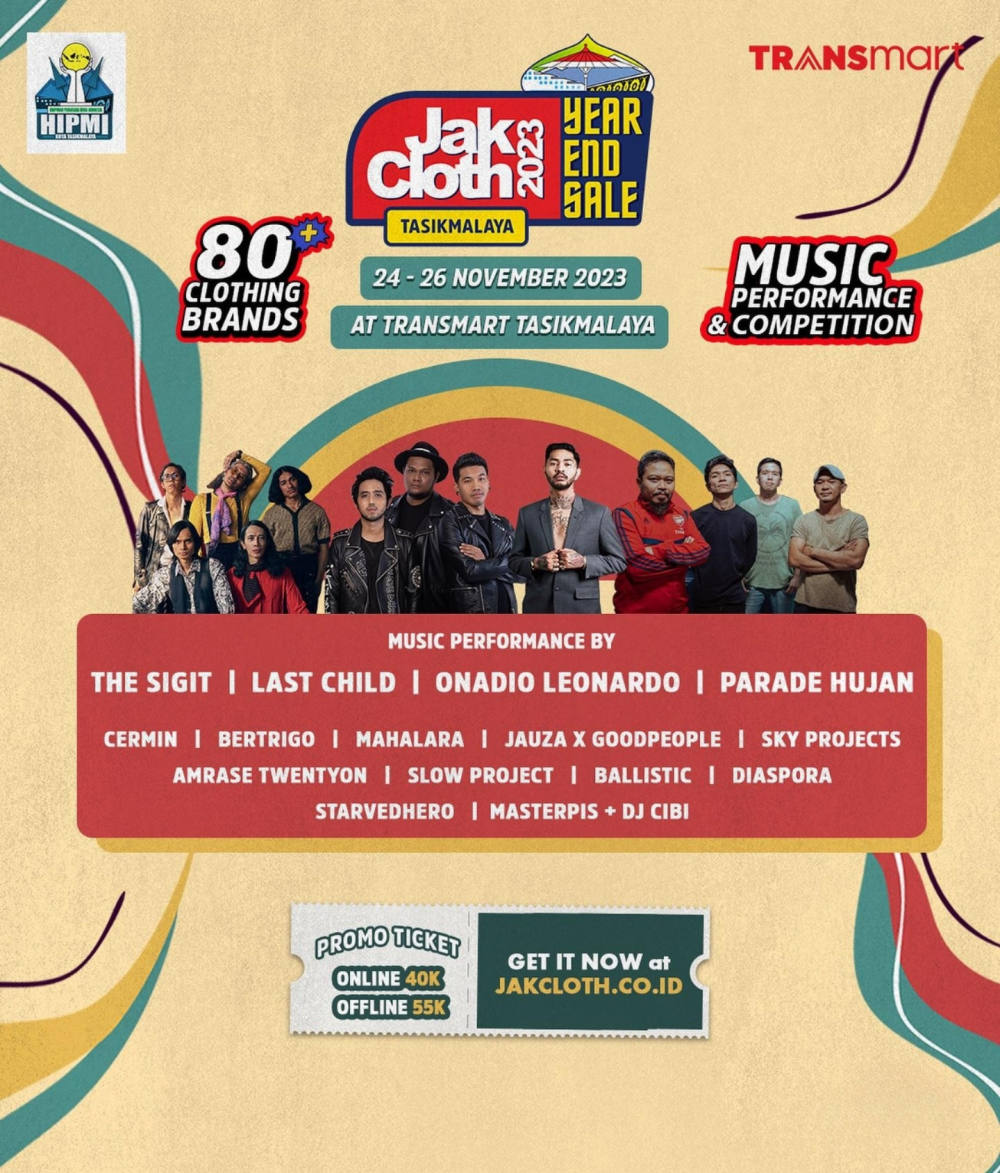 Jakcloth Tasikmalaya 2023: Merayakan Budaya Fashion dan Musik di Kota Tasikmalaya