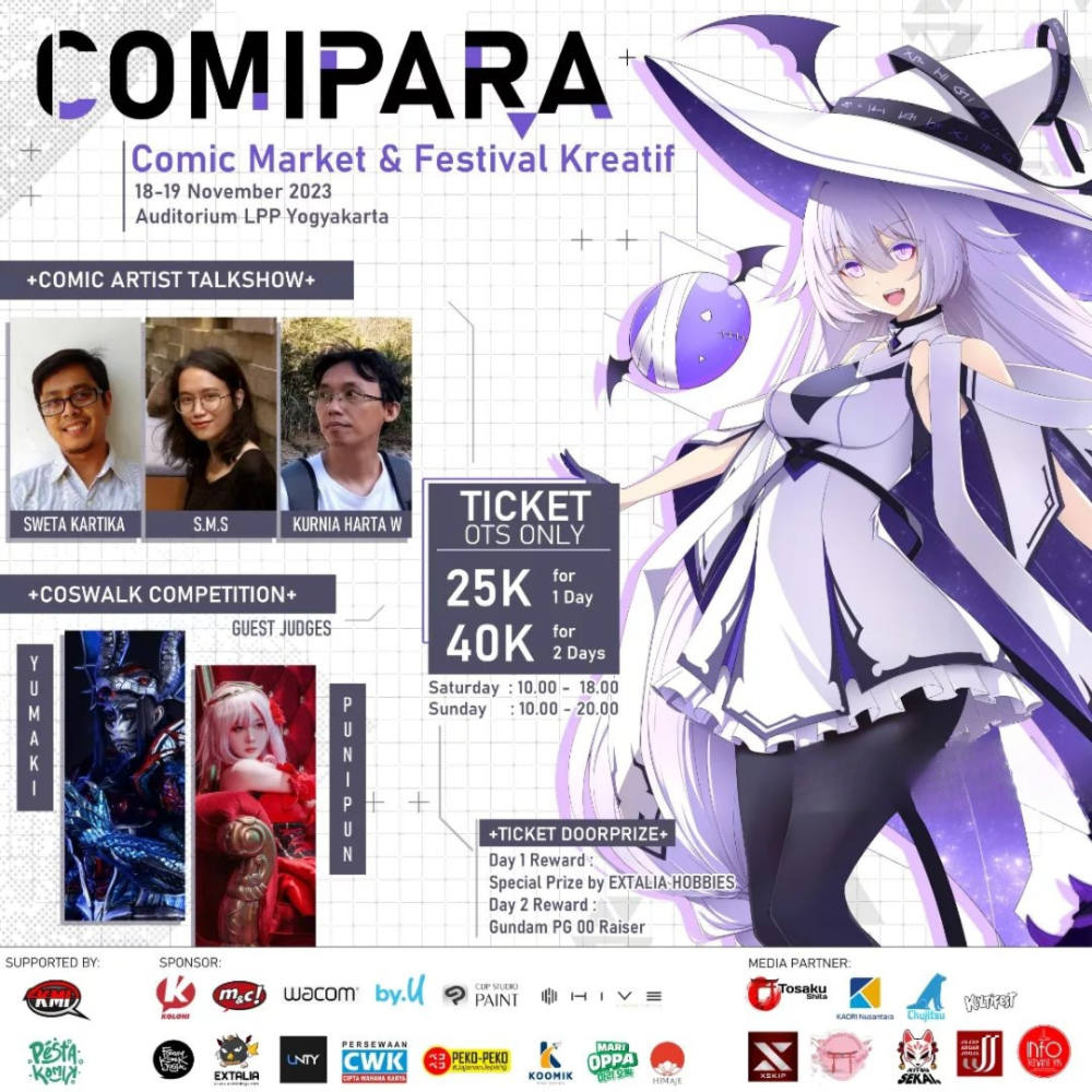 COMIC PARADISE (COMIPARA): Festival Kreatif Komik dan Webtoon di Yogyakarta