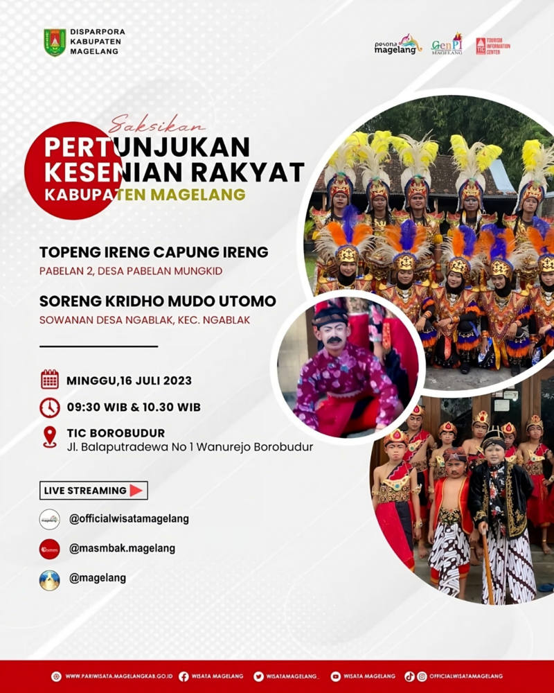Pertunjukan Seni Kesenian Menarik di TIC Borobudur, Jangan Lewatkan!