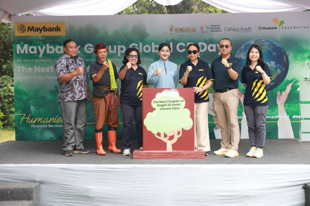 Dukung Generasi Berkelanjutan, Maybank Indonesia Usung Tema ‘Literasi Hijau’ di Global CR Day 2025 