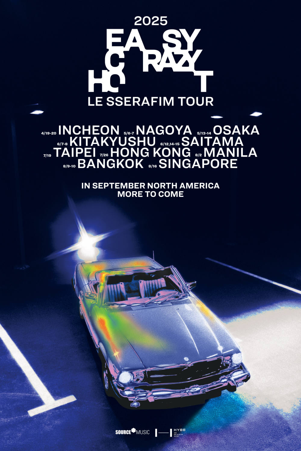 2025 LE SSERAFIM TOUR ‘EASY CRAZY HOT’: Apakah Jakarta Masuk Daftar?