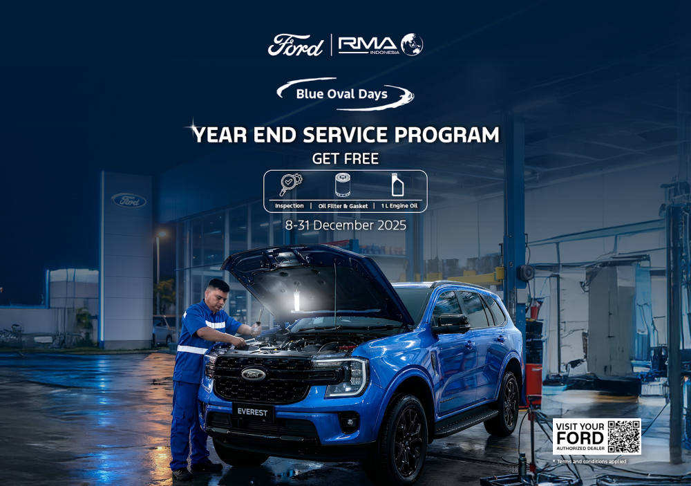 Sambut Liburan Akhir Tahun, Ford RMA Indonesia Hadirkan Program Ford Year-End Service Untuk Perjalanan yang Aman dan Nyaman