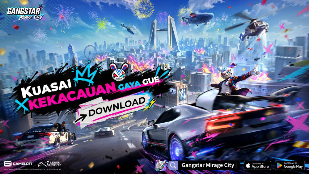 Gangstar Mirage City Rilis di Indonesia, Cara Klaim Hadiahnya