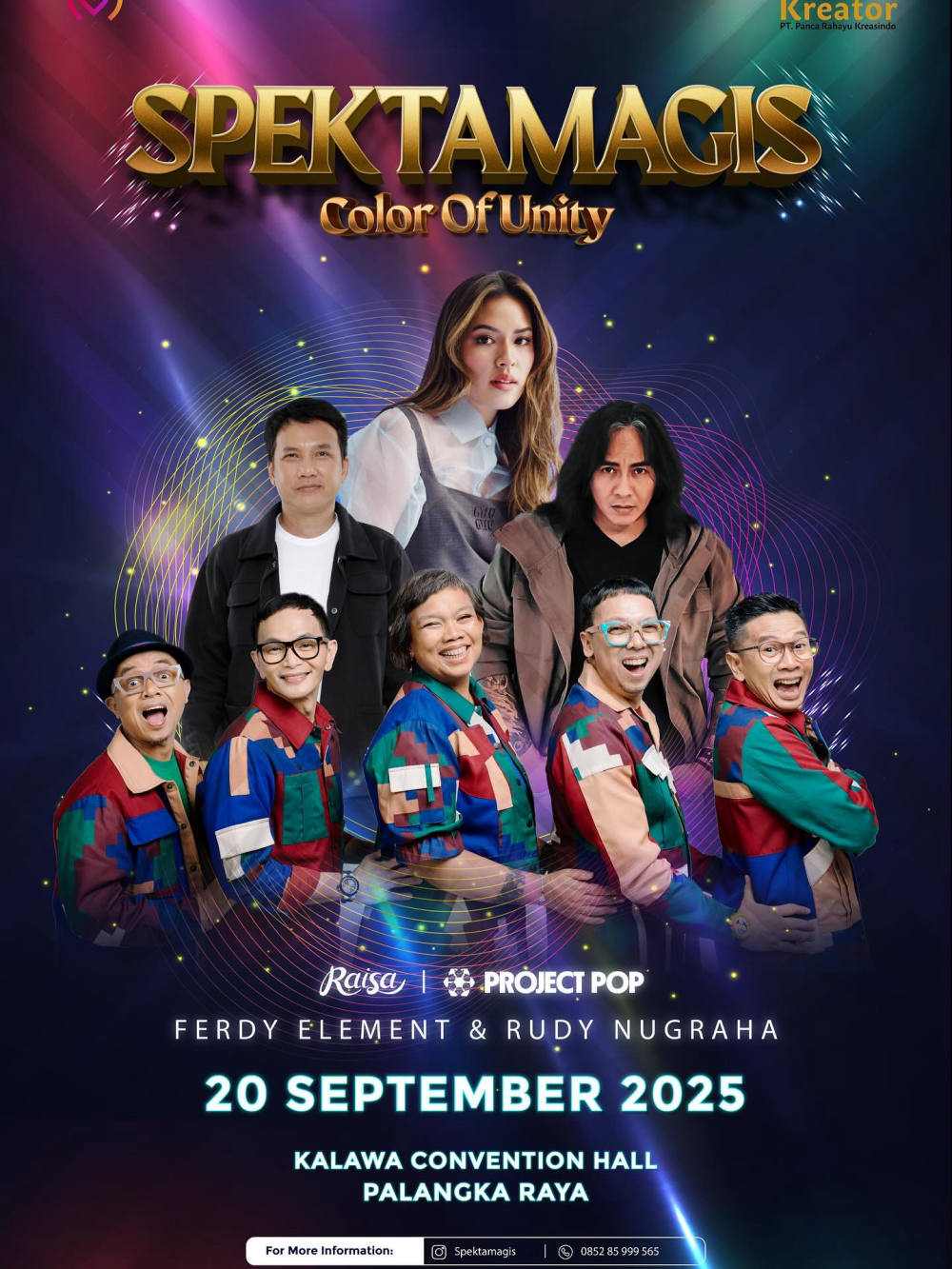 Spektamagis 2025 Hadir di Palangka Raya: Pertunjukan Musik dan Visual Imersif