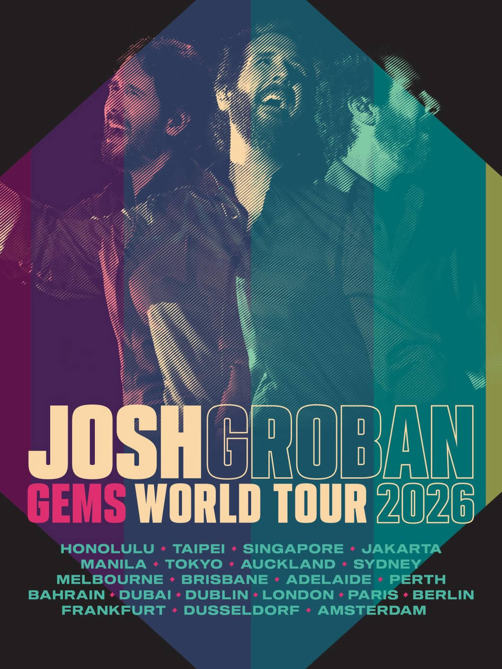 Josh Groban Siapkan Konser GEMS World Tour 2026 di Jakarta dengan Raisa Sebagai Guest Star