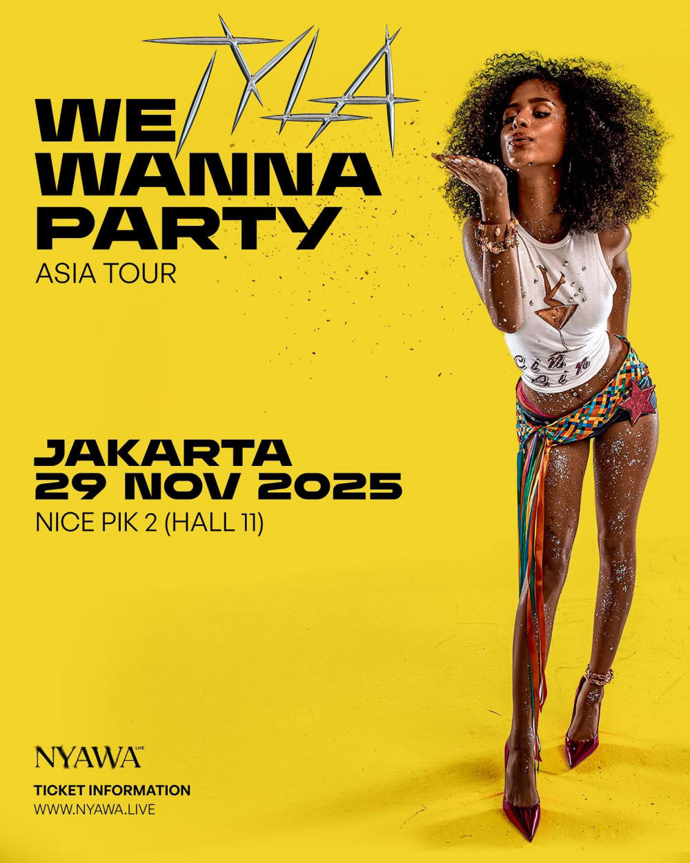 Konser Tyla “We Wanna Party” di Jakarta Dibatalkan