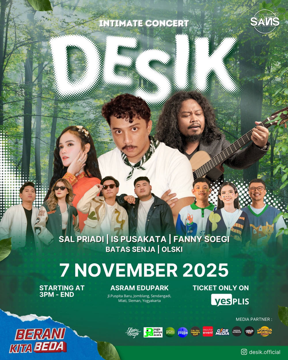 Desik Intimate Concert: Harmoni Musik dan Alam di Asram Edupark