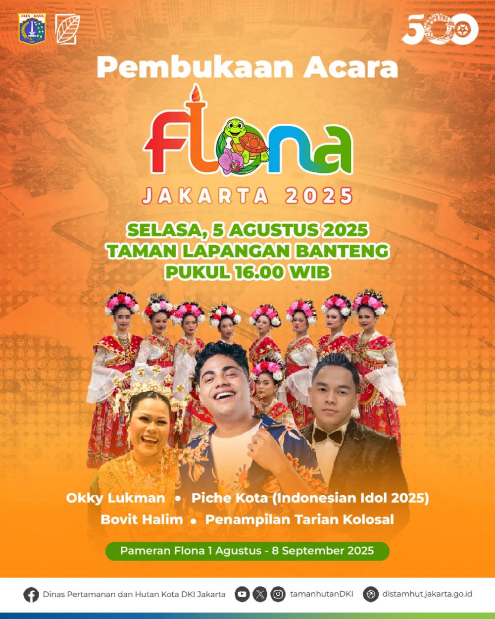 Pameran Flona 2025 Dimulai: Tampilkan Flora Langka, Fauna Eksotis, dan Seni Budaya