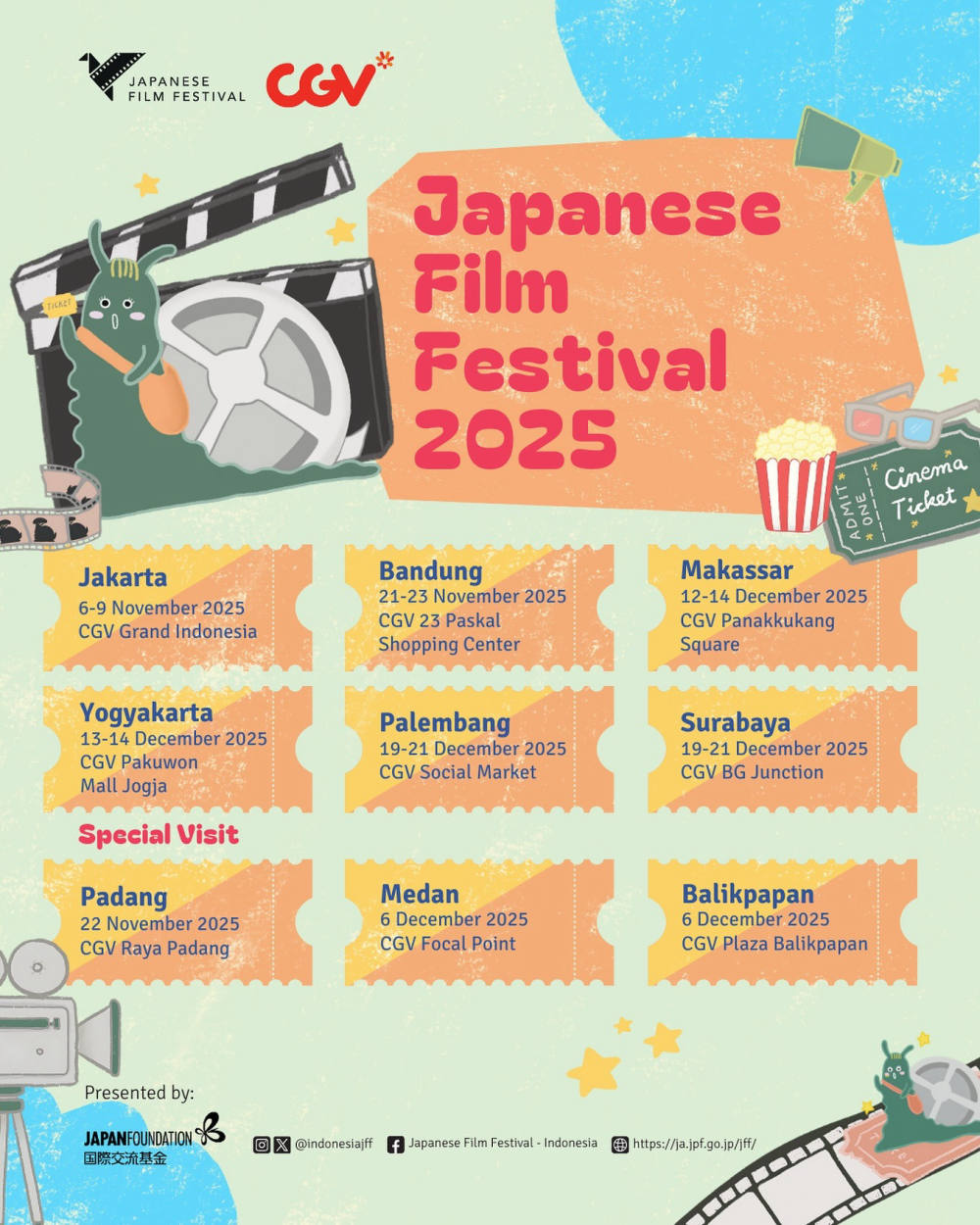 Japanese Film Festival 2025 Hadir di 9 Kota Indonesia, Tampilkan Ragam Film Jepang Berbagai Genre