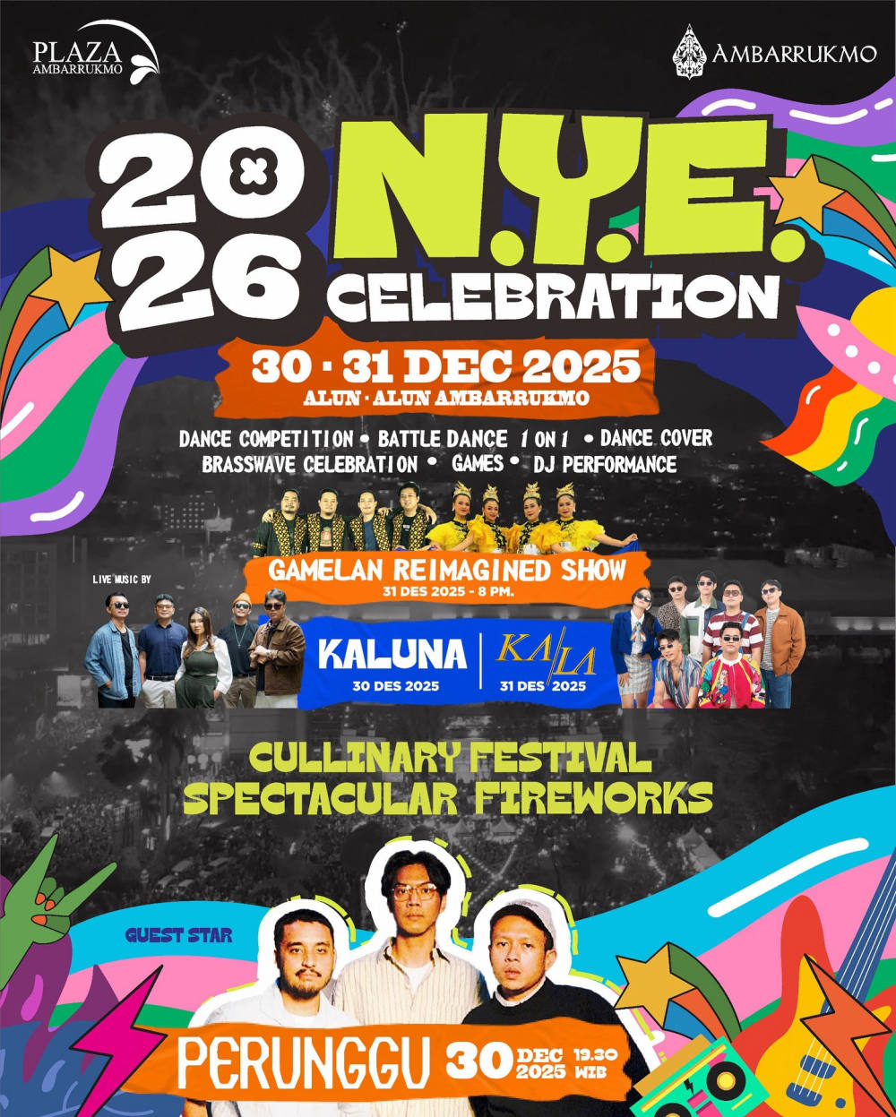 Perunggu akan Tampil di 2026 NYE Celebration di Yogyakarta