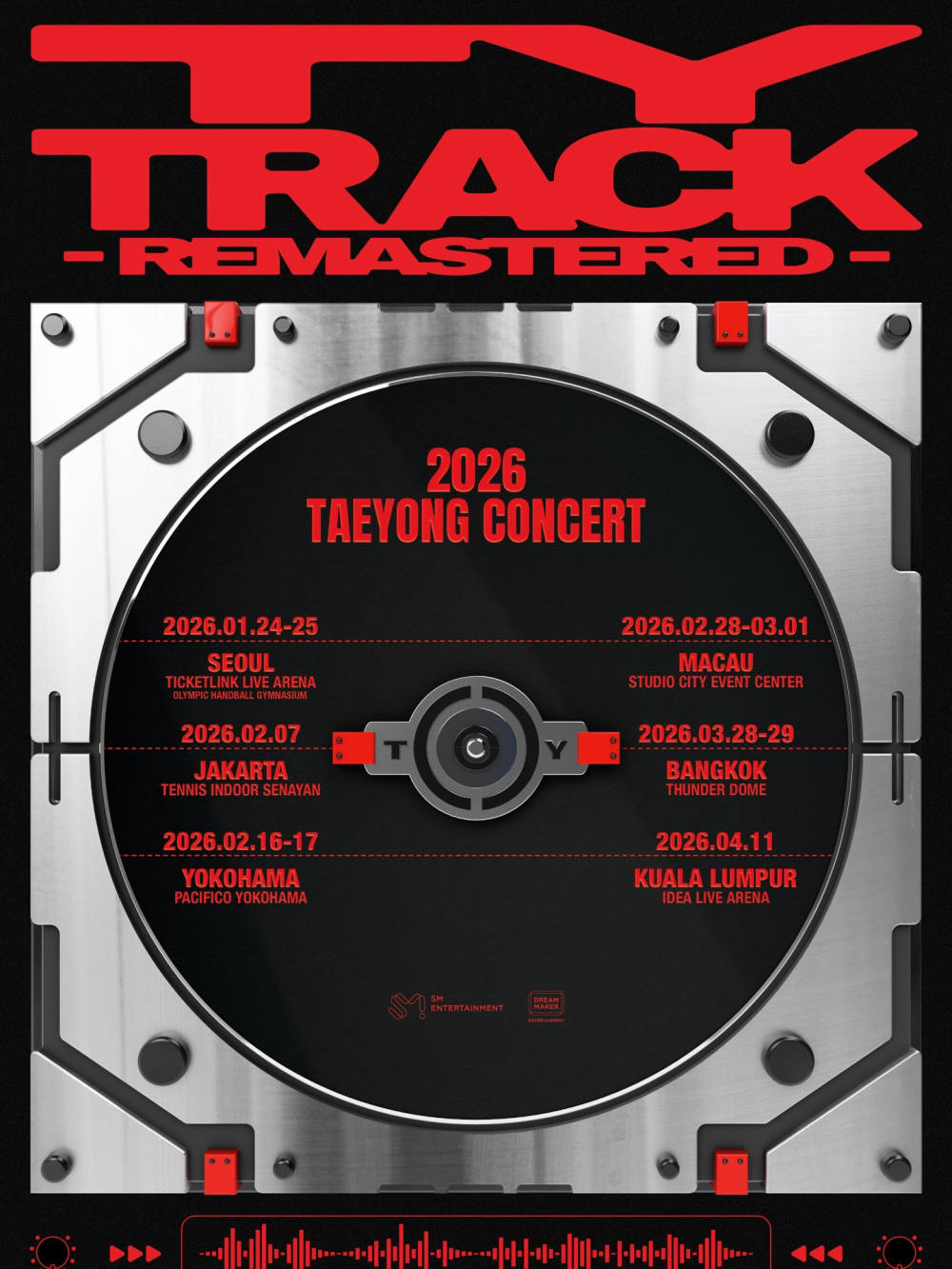 Taeyong NCT Konser Solo “TY TRACK – REMASTERED” di Jakarta 2026