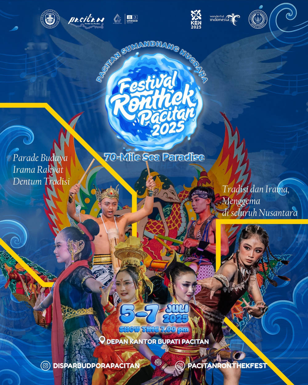 Festival Ronthek Pacitan 2025 Siap Digelar: Jadwal, Lokasi, dan Tradisi Musik Bambu