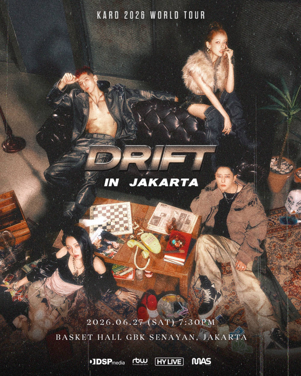 KARD Bawa Tur Dunia  ke Jakarta, Sajikan Konser Intim Penuh Energi di Basket Hall GBK