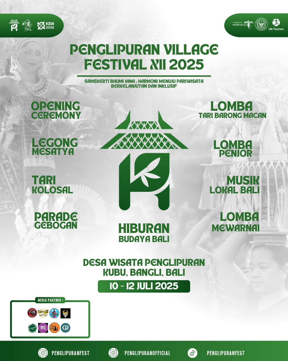 Festival Budaya Penglipuran 2025 Hadirkan Harmoni Tradisi dan Pariwisata Inklusif
