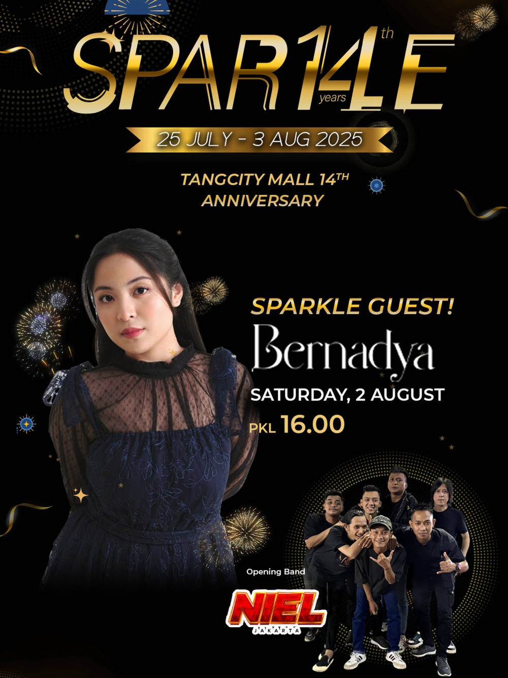 Konser Base Jam dan Bernadya di Tangerang Sabtu 2 Agustus 2025