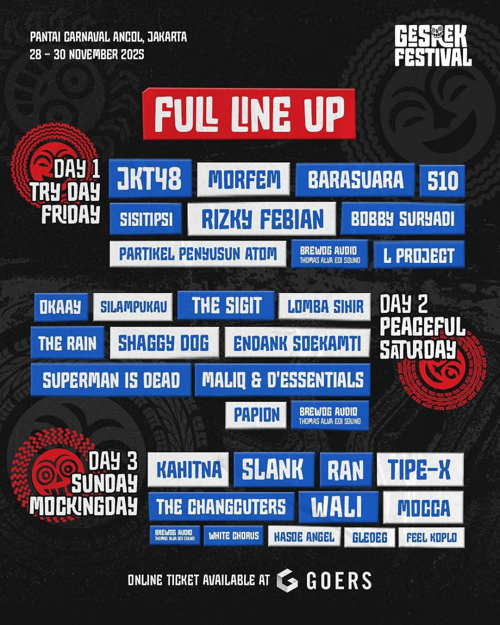 Gesrek Festival Hadirkan Panggung Musik Multi-Genre dan Sound System Horeg Pertama di Jakarta