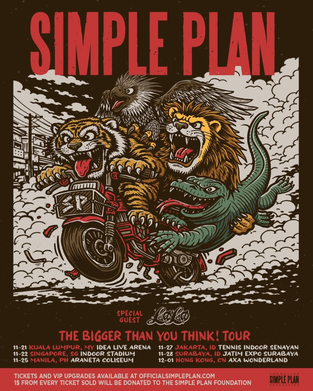 Rayakan 25 Tahun, Simple Plan Bawa Tur Dunia ke Jakarta dan Surabaya November 2026