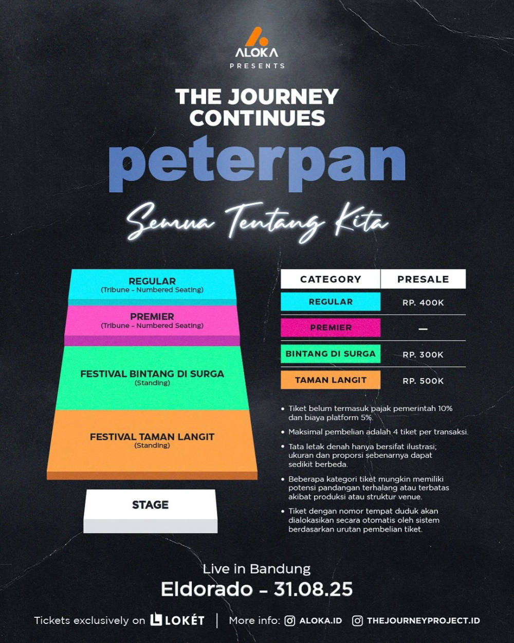 Presale Konser Reuni Peterpan Dibuka 11 Juli, Ini Daftar Harga Tiketnya