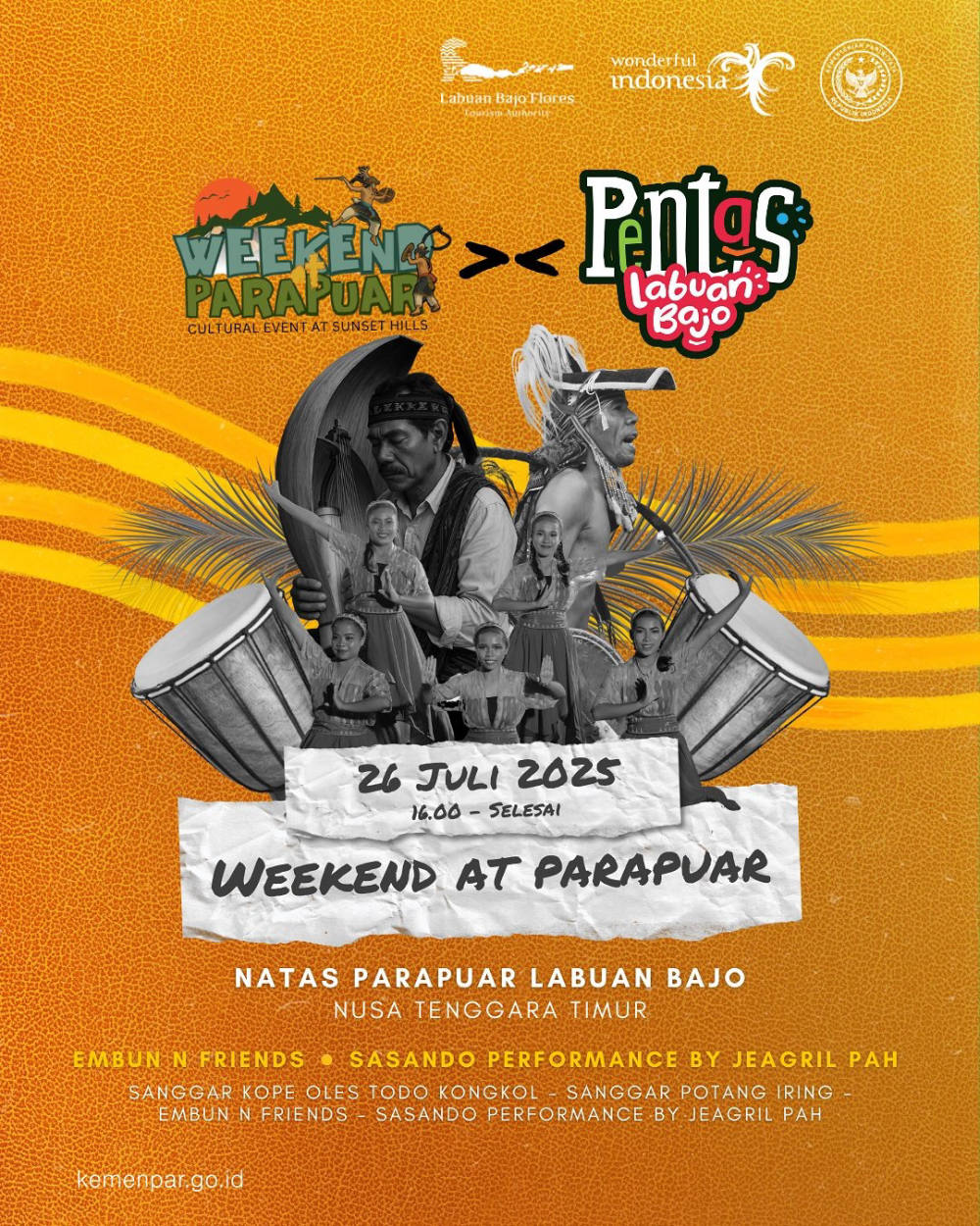 Cultural Event at Sunset Hills: Acara Akhir Pekan di Puncak Parapuar