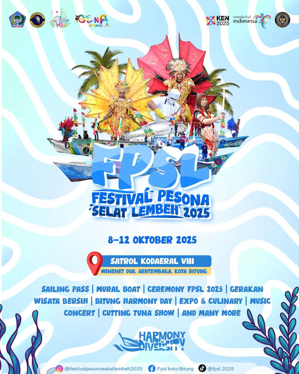 FPSL 2025 Hadir di Bitung, Pamerkan Budaya, Bahari, dan Ekonomi Kreatif Lokal