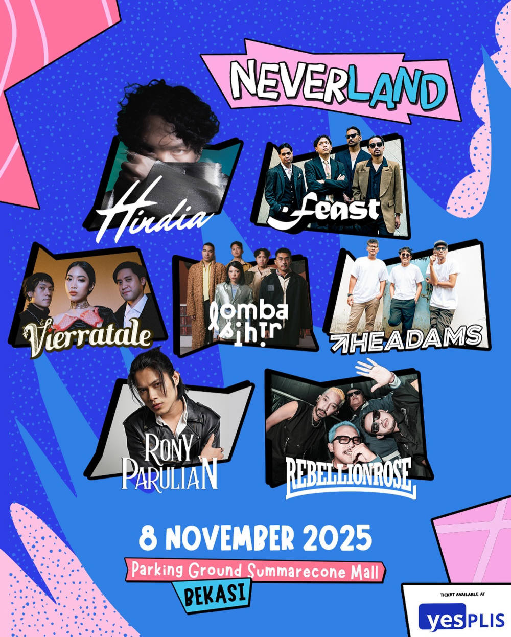 Neverland Festival Hadir di Bekasi November 2025, Simak Detailnya