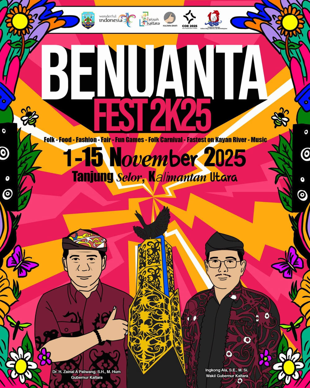 Pameran, Karnaval, dan Fashion Show Ramaikan Benuanta Fest 2K25 di Kalimantan Utara
