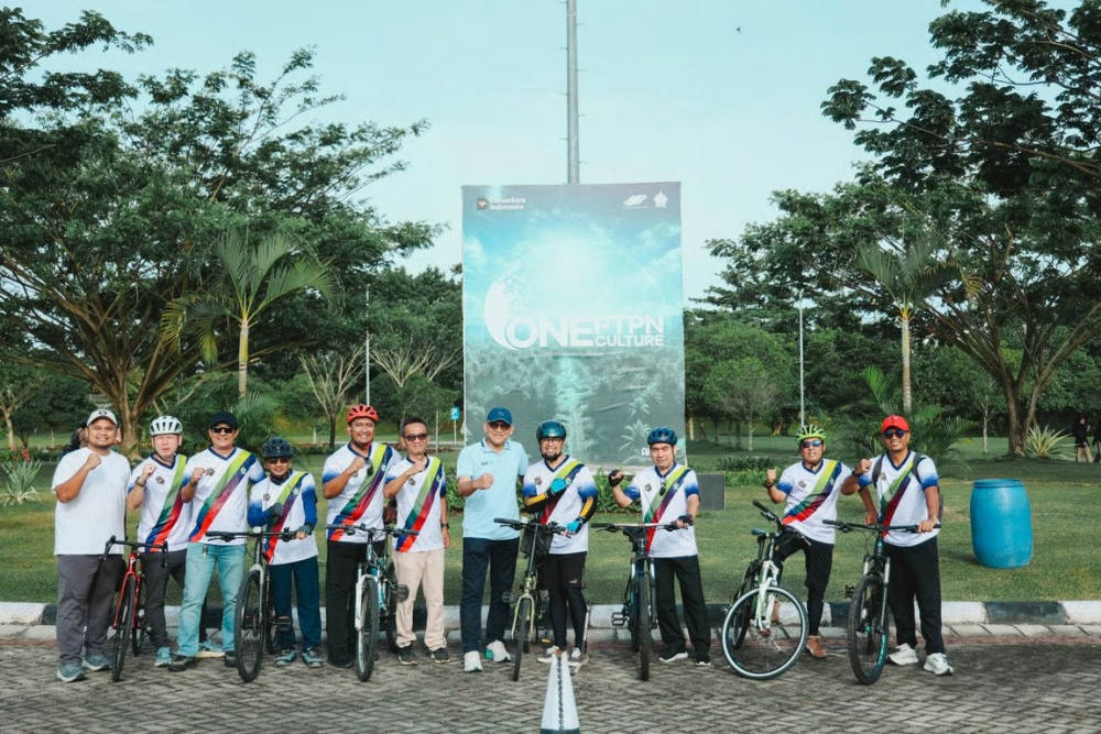 Dari Kereta hingga Sepeda, Karyawan PalmCo Dukung Kampanye Bebas Emisi Holding Perkebunan Nusantara