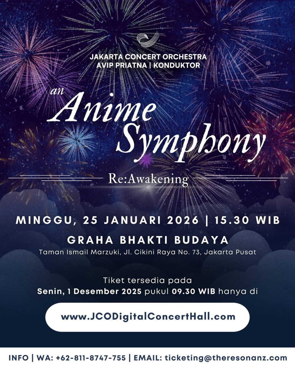 An Anime Symphony: Re:Awakening 2026 – Konser Orkestra Anime Jakarta Kembali Digelar
