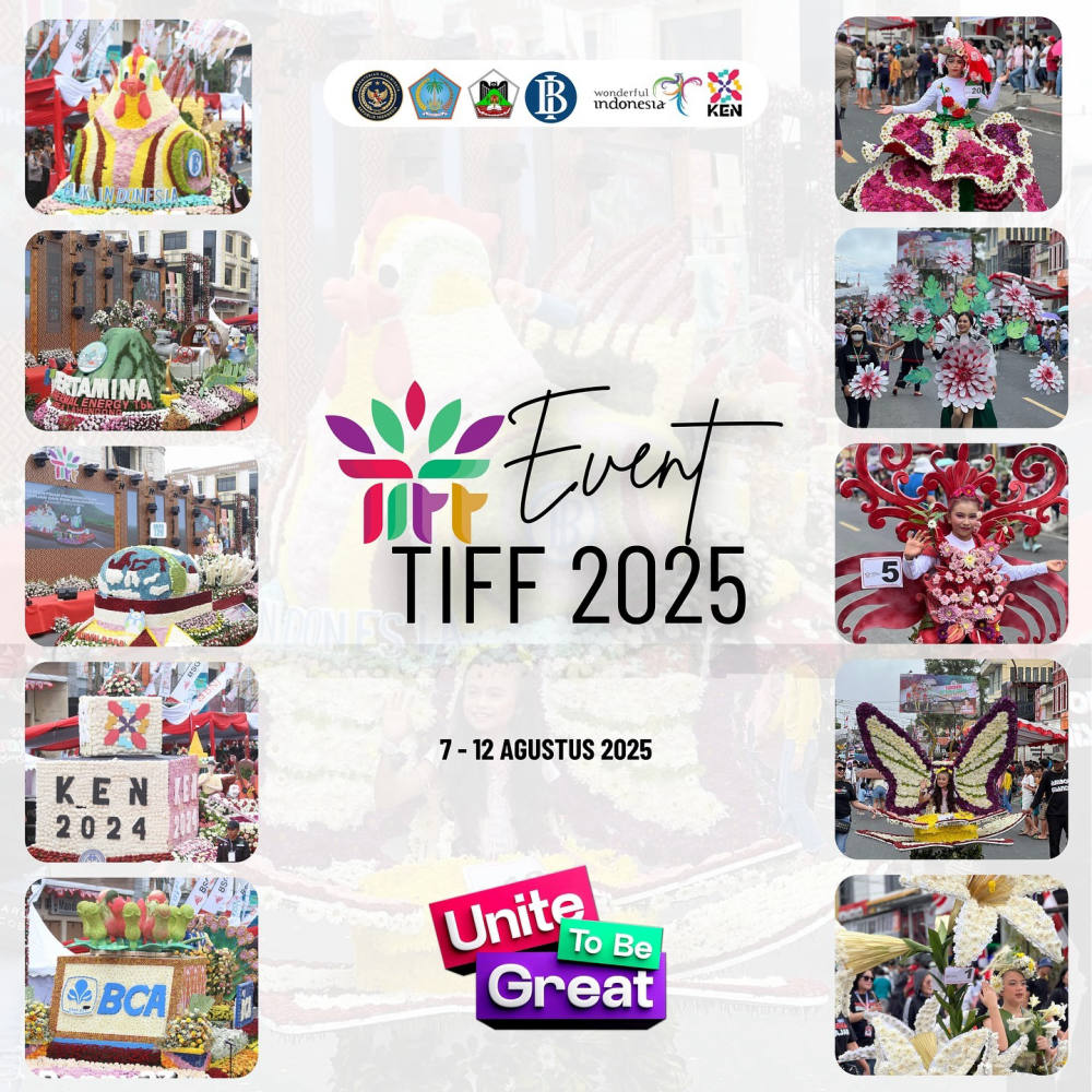 TIFF 2025 Siap Digelar: Festival Bunga Skala Internasional di Kota Tomohon