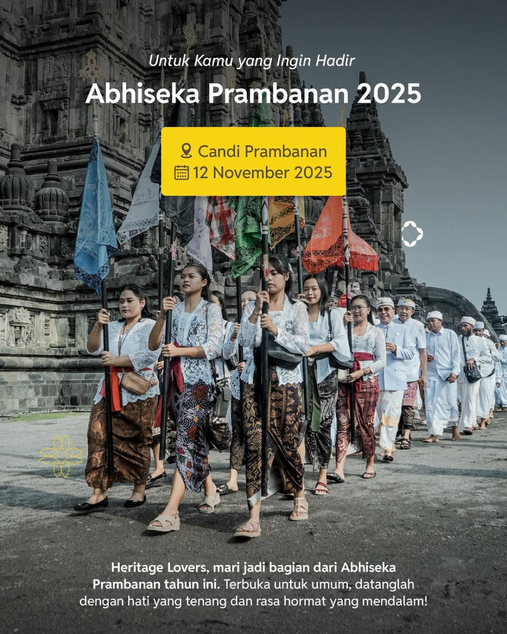 Candi Prambanan Disucikan Kembali, Rayakan 1.169 Tahun Sejarahnya