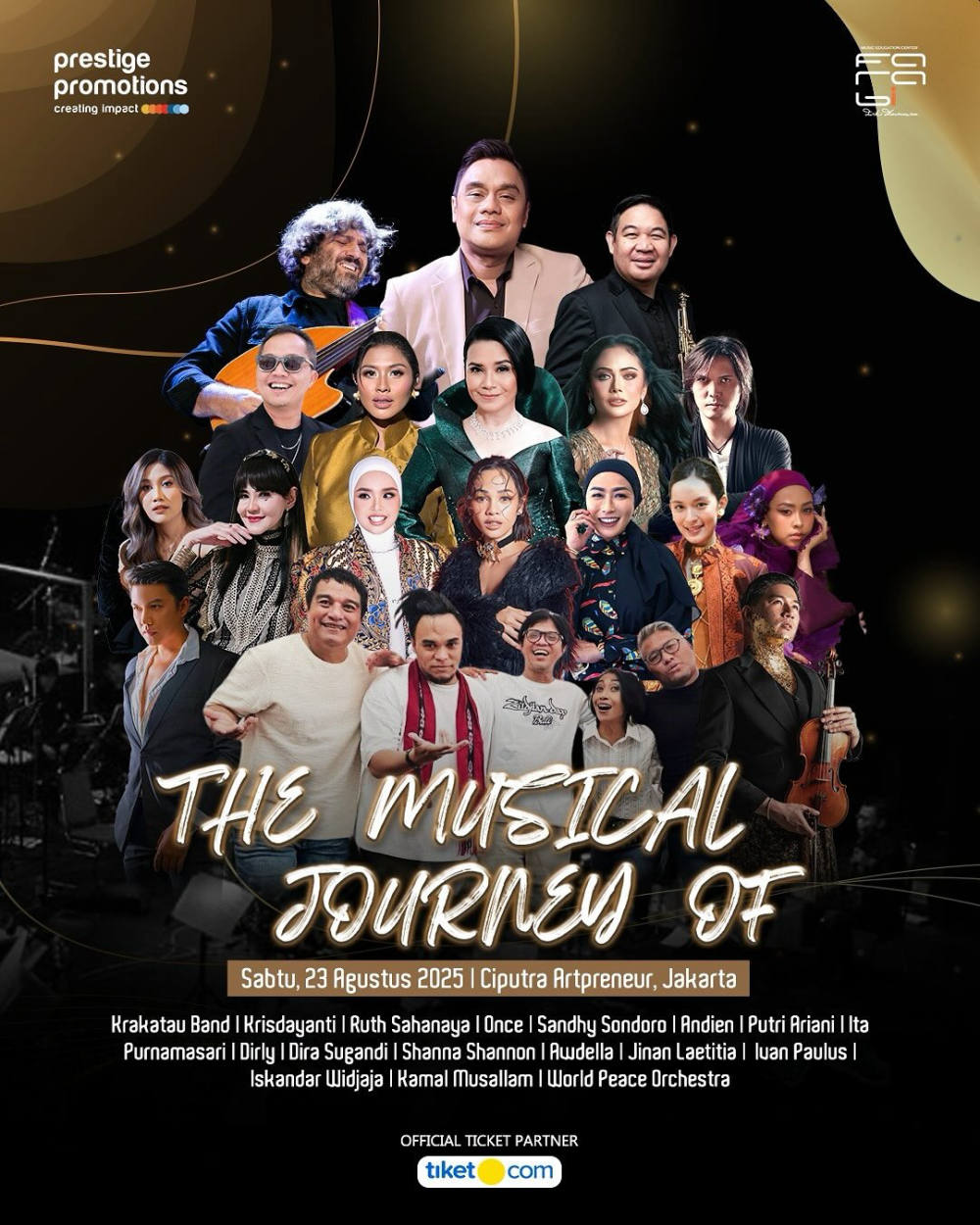 Konser “The Musical Journey Of” Rayakan 40 Tahun Karier Dwiki Dharmawan