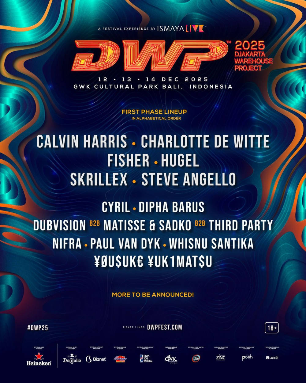 Lineup Pertama DWP 2025 Resmi Diumumkan: Calvin Harris hingga Skrillex