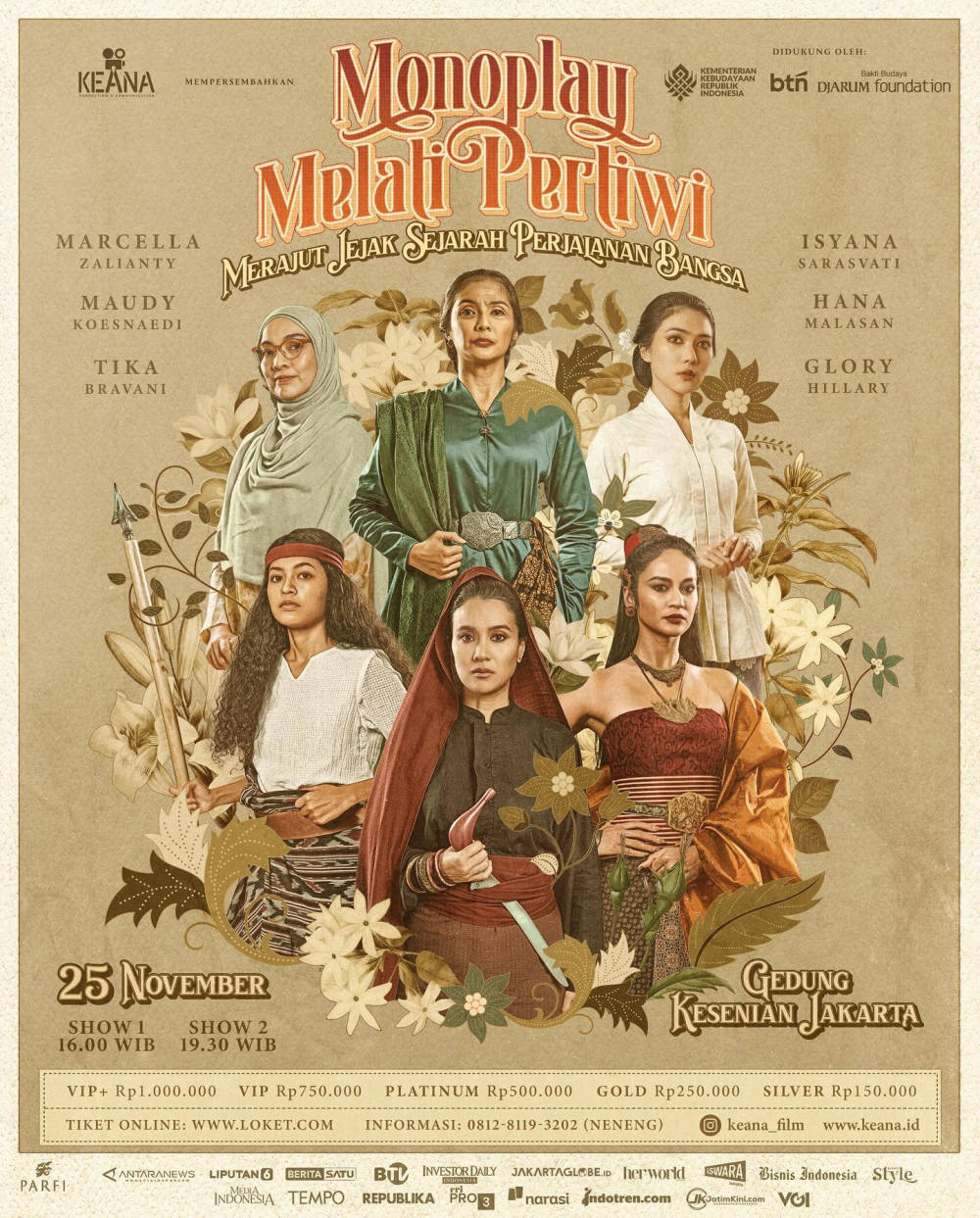 Kisah Pahlawan Perempuan dalam Monoplay Melati Pertiwi 25 November 2025