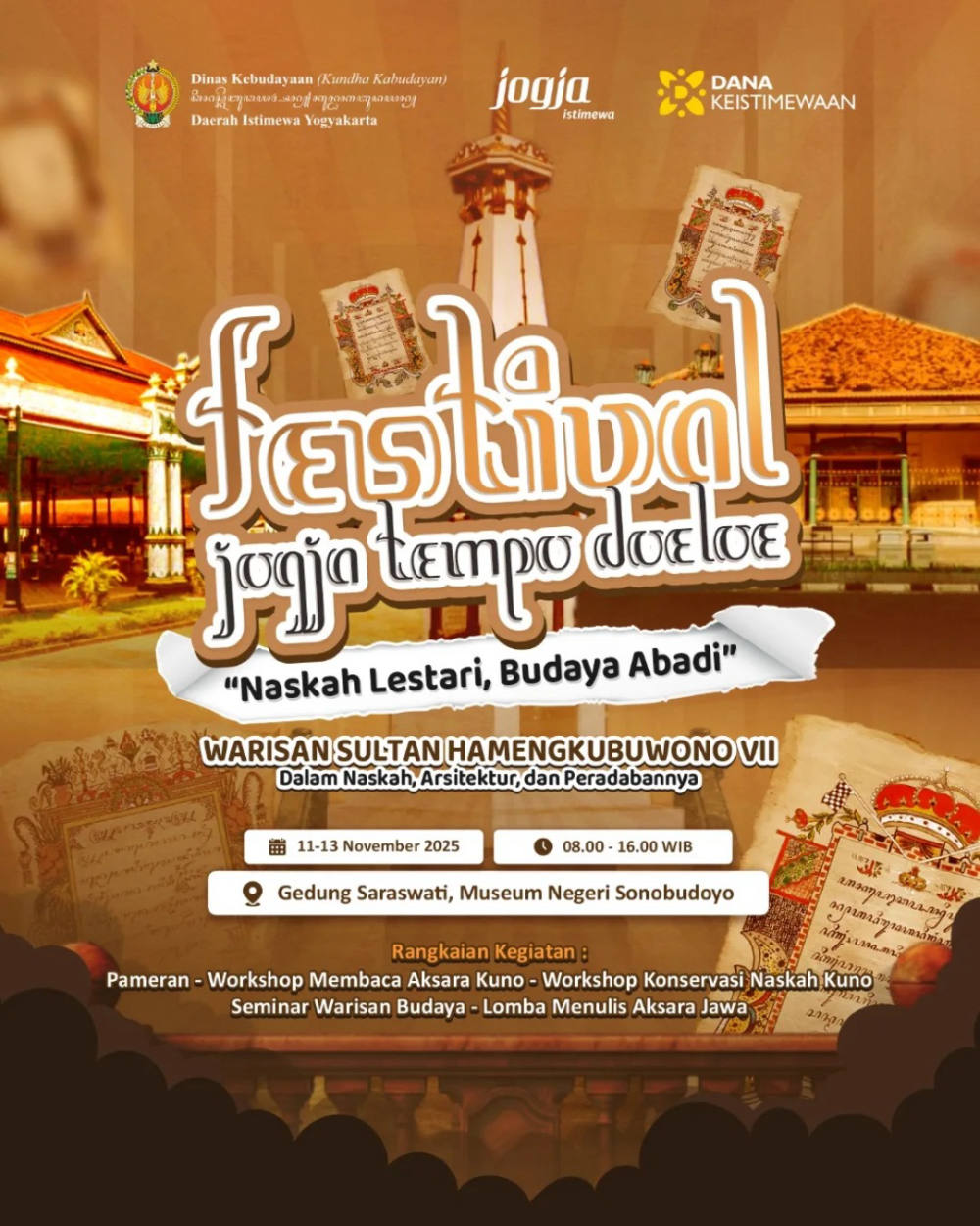 Naskah Lestari, Budaya Abadi di Festival Jogja Tempo Doeloe 2025