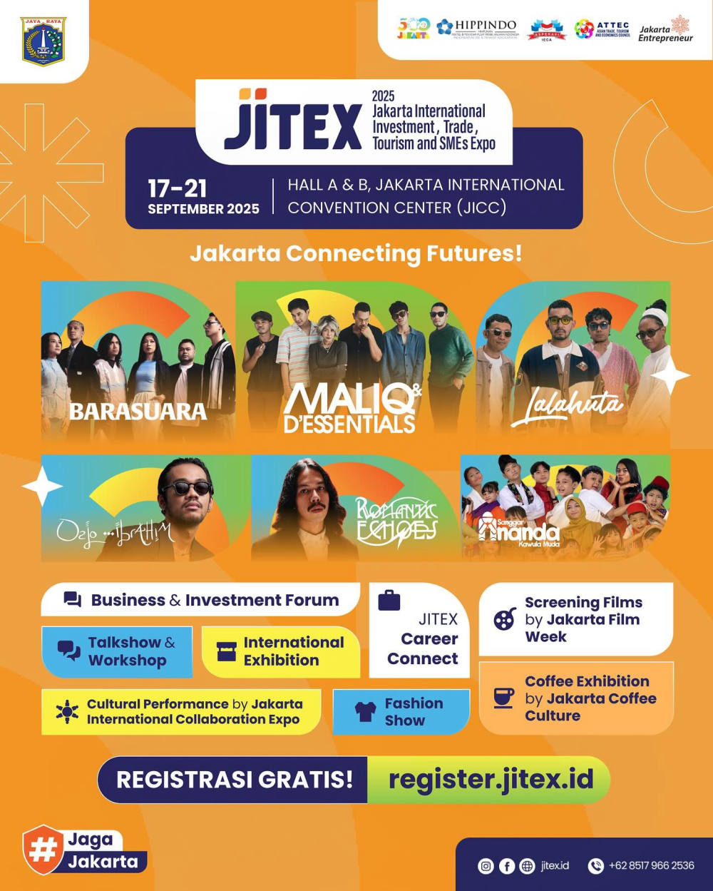 Jakarta Connecting Futures: JITEX 2025 Gelar Pameran Investasi, Perdagangan, Pariwisata dan UMKM