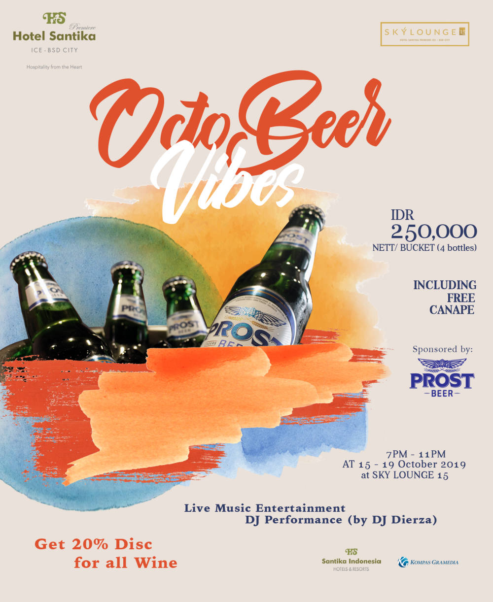 “Octobeer Vibes” di Sky Lounge 15 – Pilihan Tepat Untuk Menghabiskan Malam di Bulan Oktober