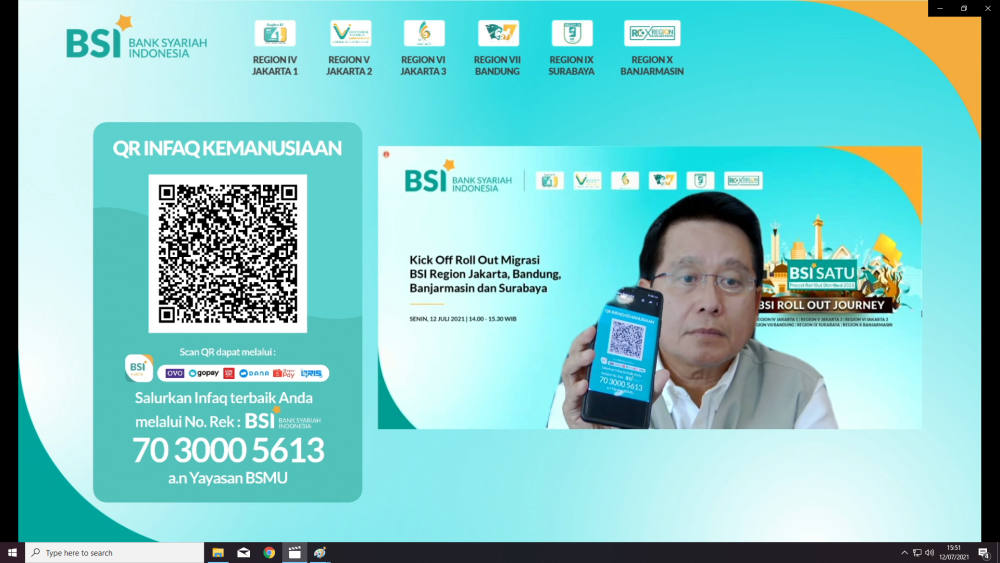 Sedekah Virtual untuk Negeri Bersama BSI