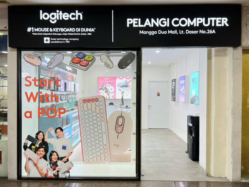 Logitech Resmi Membuka Brand Store Berlokasi di Pusat IT Ternama, Mangga Dua Mall