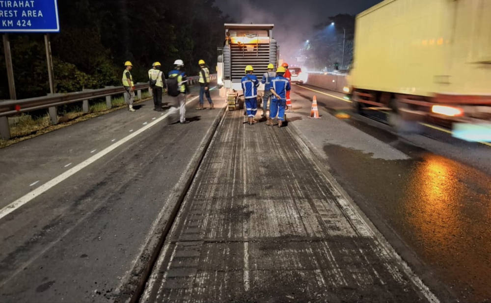 PT JMTM Lakukan Preservasi Jalan Tol Semarang 5-8 Agustus