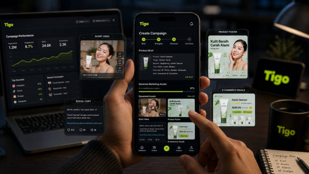 Tigo AI Tawarkan Model Pemasaran Digital Terintegrasi Tigo AI Tawarkan Model Pemasaran Digital Terintegrasi