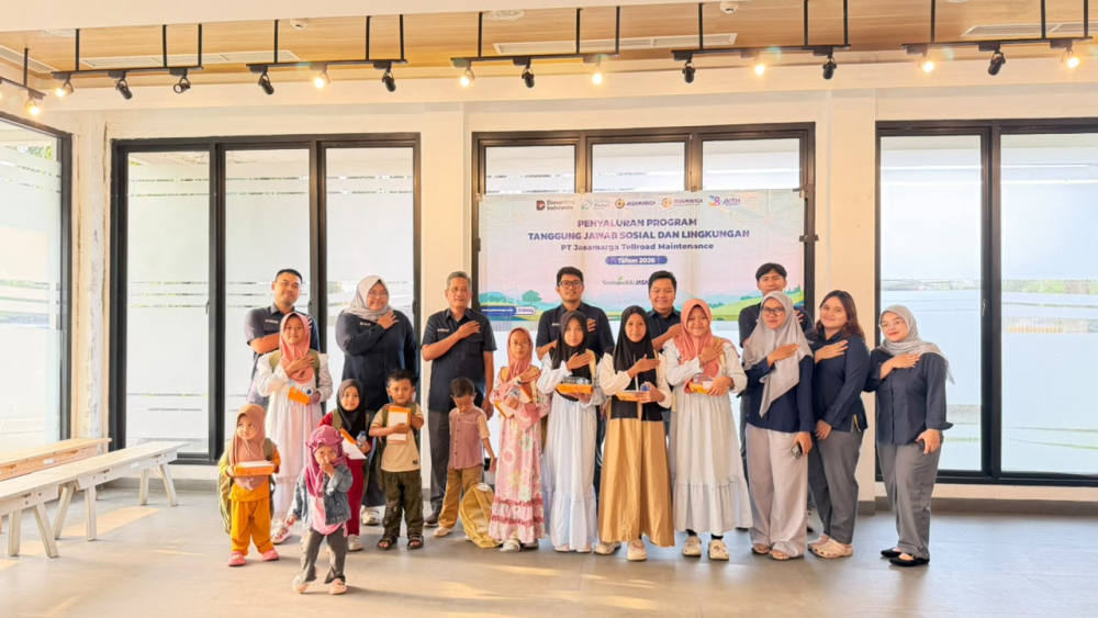 JMTM Beri Bantuan Sekolah 186 Anak Tenaga Kerja di HUT ke-38
