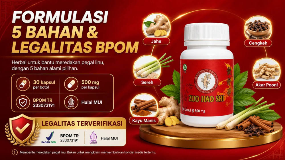 Zuo Hao Shi Buka Kanal Resmi zuohaoshiofficial.com, Ini Cara Cek BPOM-nya
