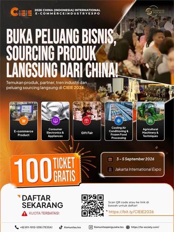 CIEIE 2026 Jakarta: Jadwal Forum Bisnis dan Seminar TES 3-5 September