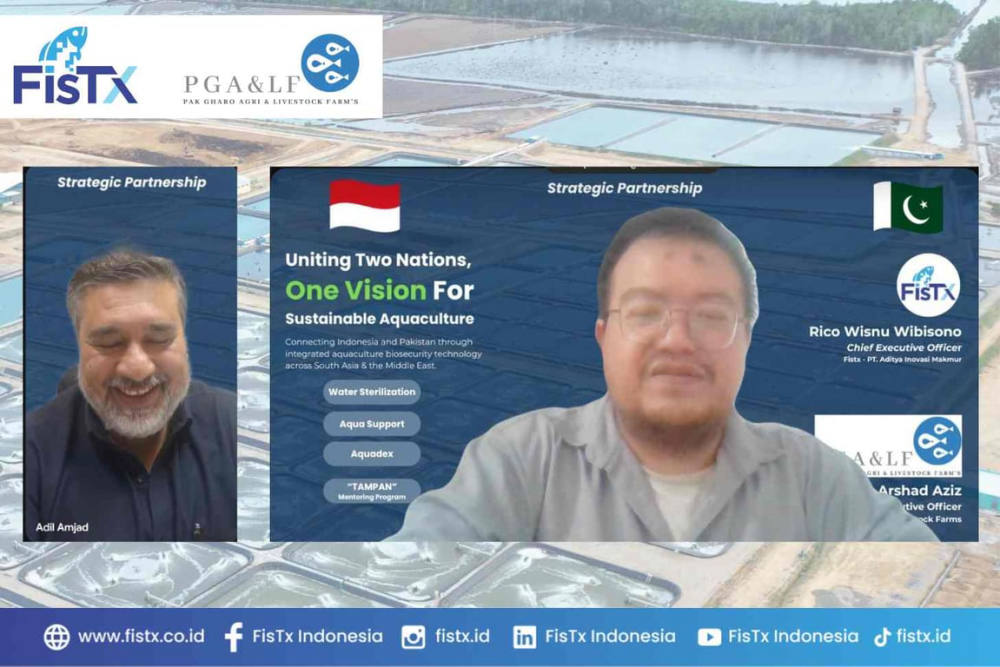 FisTx Gandeng Mitra Pakistan Perluas Solusi Akuakultur